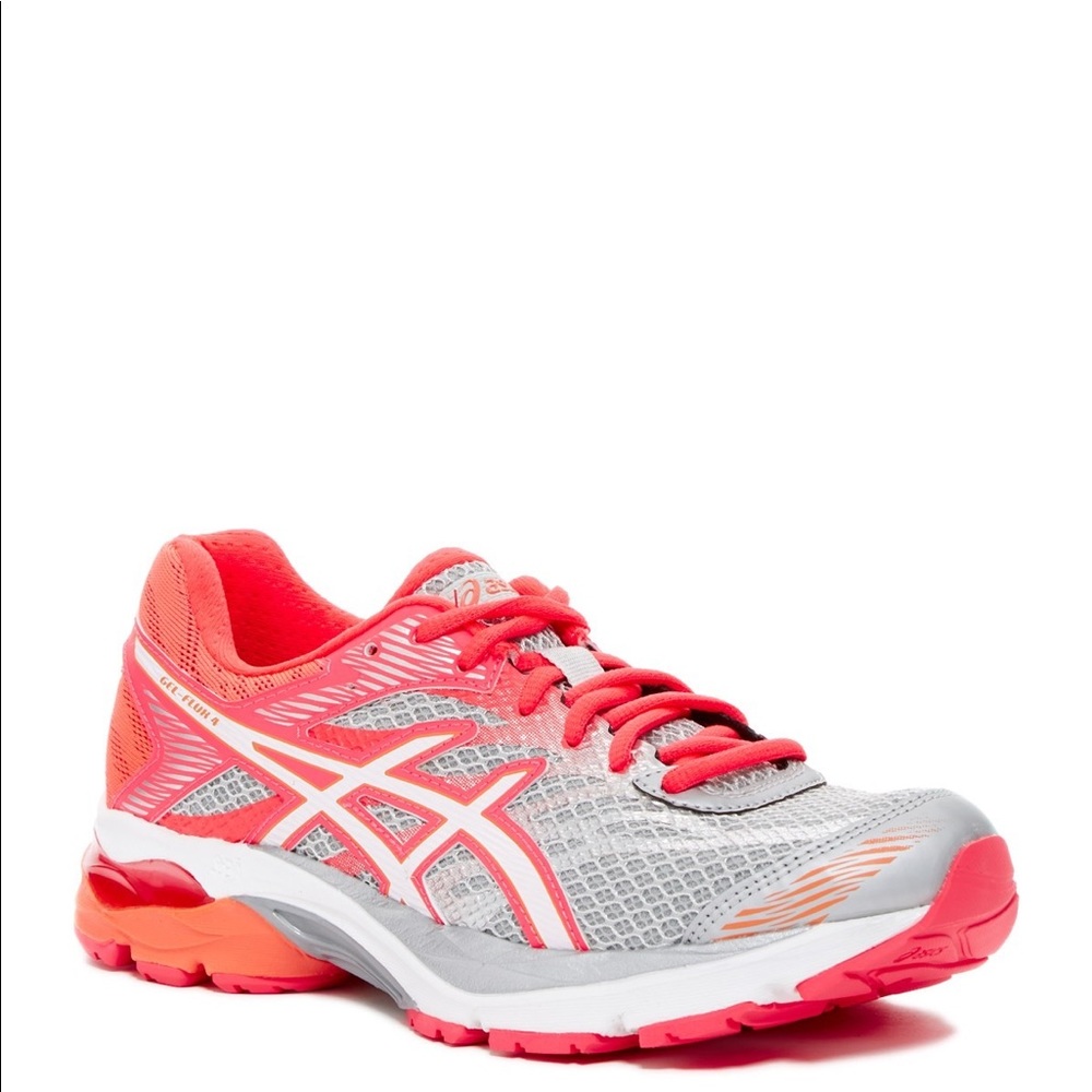 ASICS GEL-Flux 4 Sneaker MIDGREY-WHITE-DIVA PINK
